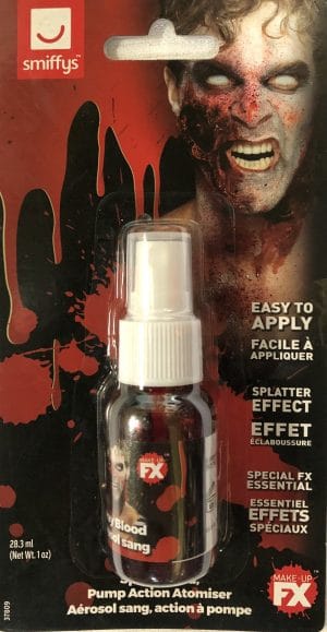 Face Paint Turquoise 15ml Tube - image 37809-splatter-blood-spray-300x579 on https://www.abracadabrafancydress.com.au