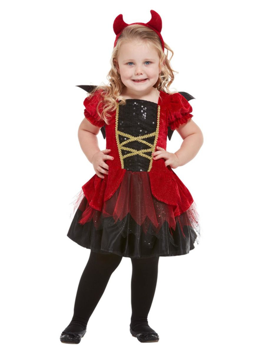 Devil Vampiress Vampire Toddler Size 3-4 Costume Dracula Gothic Count ...