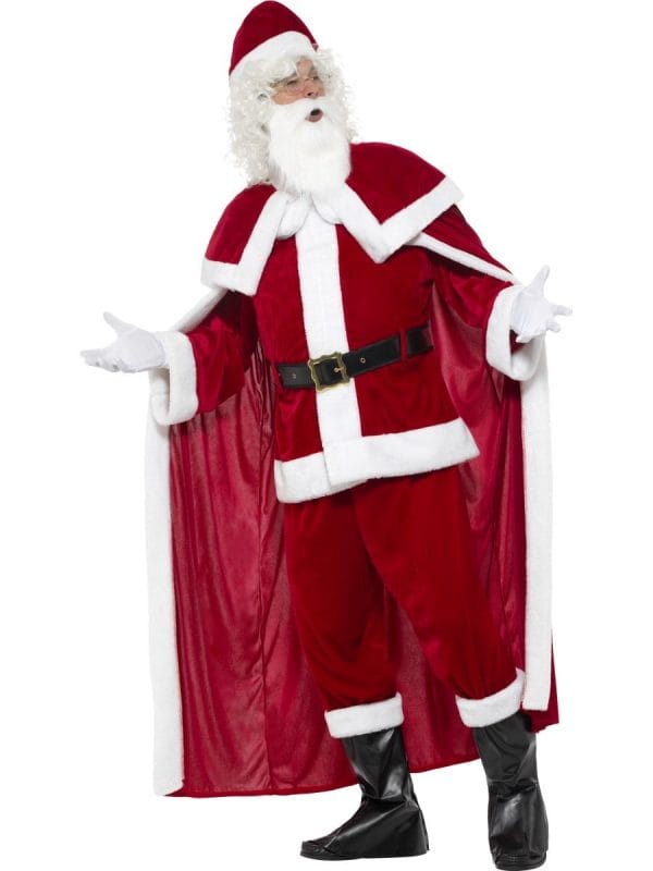 Deluxe Santa Claus Costume Adult Father Christmas Suit Xmas Fancy Dress Up - image 43124_s-600x800 on https://www.abracadabrafancydress.com.au