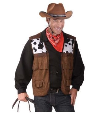 White Flared Pants Flare Men 70s 1970s Hippie Retro Groovy Disco 60s Trousers Costume - image D21053_Cowboy_Vest-300x367 on https://www.abracadabrafancydress.com.au