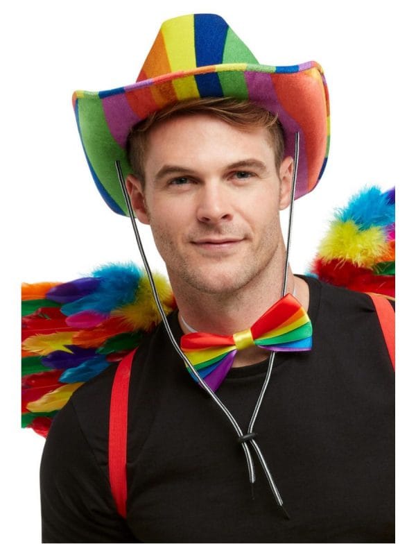 Cowboy Hat Rainbow Stetson Hat - image 50999-600x800 on https://www.abracadabrafancydress.com.au