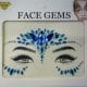 Diamante Rhinestone Face Jewels Glitter Stickers - Green And Silver Coloured Face Jewels - image BS20-80x80 on https://www.abracadabrafancydress.com.au
