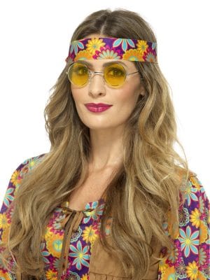 Lennon Glasses Yellow Round Lenses Hippy Hippie Beatles - image 43061-300x400 on https://www.abracadabrafancydress.com.au