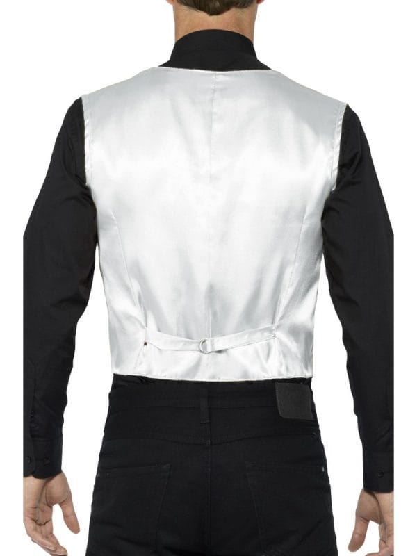 Silver Sequin Waistcoat Vest Dance 20s Mardi Gras Ringmaster Magician - image 42938_b-600x800 on https://www.abracadabrafancydress.com.au