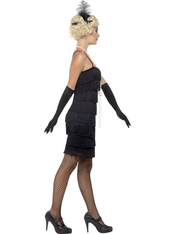 1920's Black Fringe Flapper Dress 2XL Size 24-26 and XL Size 20-22 - image 45498_1-600x800 on https://www.abracadabrafancydress.com.au