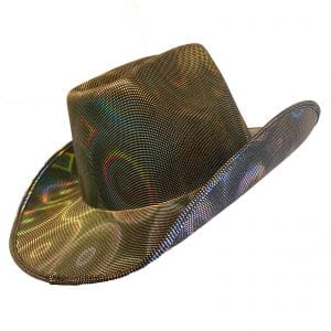 Cowboy Hat Brown faux leather - image HTCB1413BK-300x300 on https://www.abracadabrafancydress.com.au