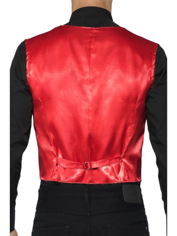 Red Sequin Waistcoat Vest Dance 20s Mardi Gras Ringmaster Magician - image 46960_b-600x800 on https://www.abracadabrafancydress.com.au