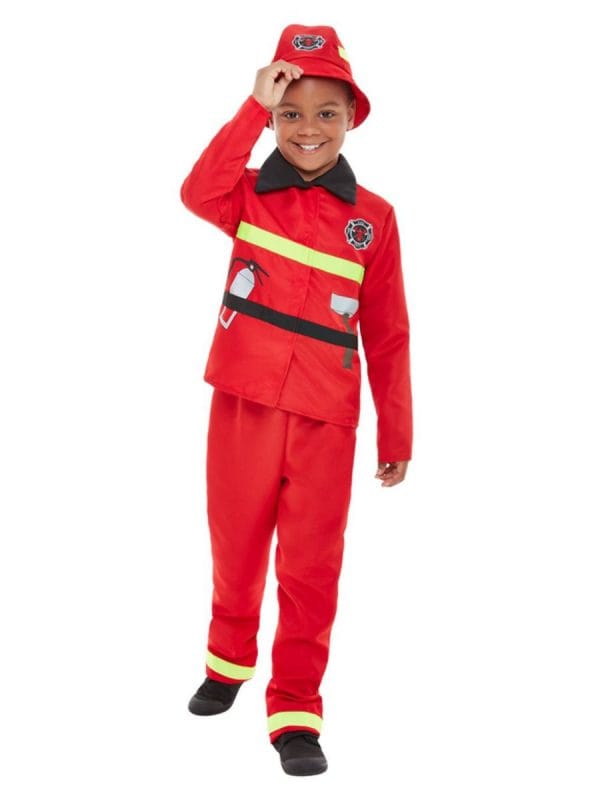 Fireman Costume Fire Chief Fighter Uniform Boys Girls Book Week Occupation - image 47715-600x800 on https://www.abracadabrafancydress.com.au
