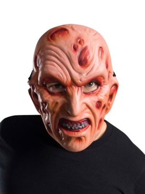 Freddy Kreuger Vacuform Moulded Mask - Adult - image 201293-1-300x400 on https://www.abracadabrafancydress.com.au