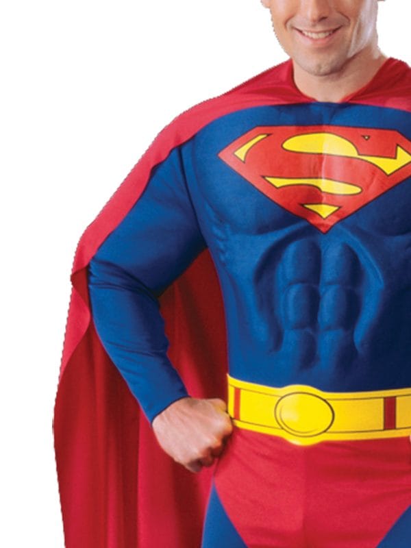 Superman Muscle Chest Costume Adult - image 888016-1-600x800 on https://www.abracadabrafancydress.com.au
