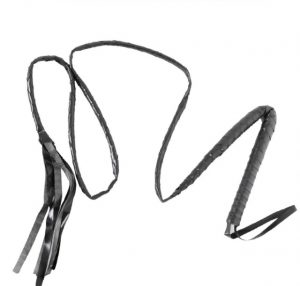 Faux Leather Black Whip -180cm - image IMG_5605-300x286 on https://www.abracadabrafancydress.com.au
