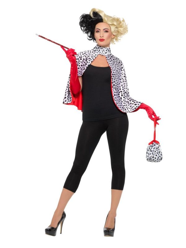 Cruella De Ville Vil Kit 101 Dalmatian Evil Madame Cosplay - image 47314-600x800 on https://www.abracadabrafancydress.com.au