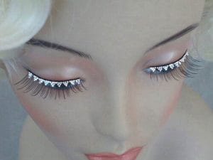 Eyelash - Black & Silver Glitters - image CP4071-2-300x225 on https://www.abracadabrafancydress.com.au