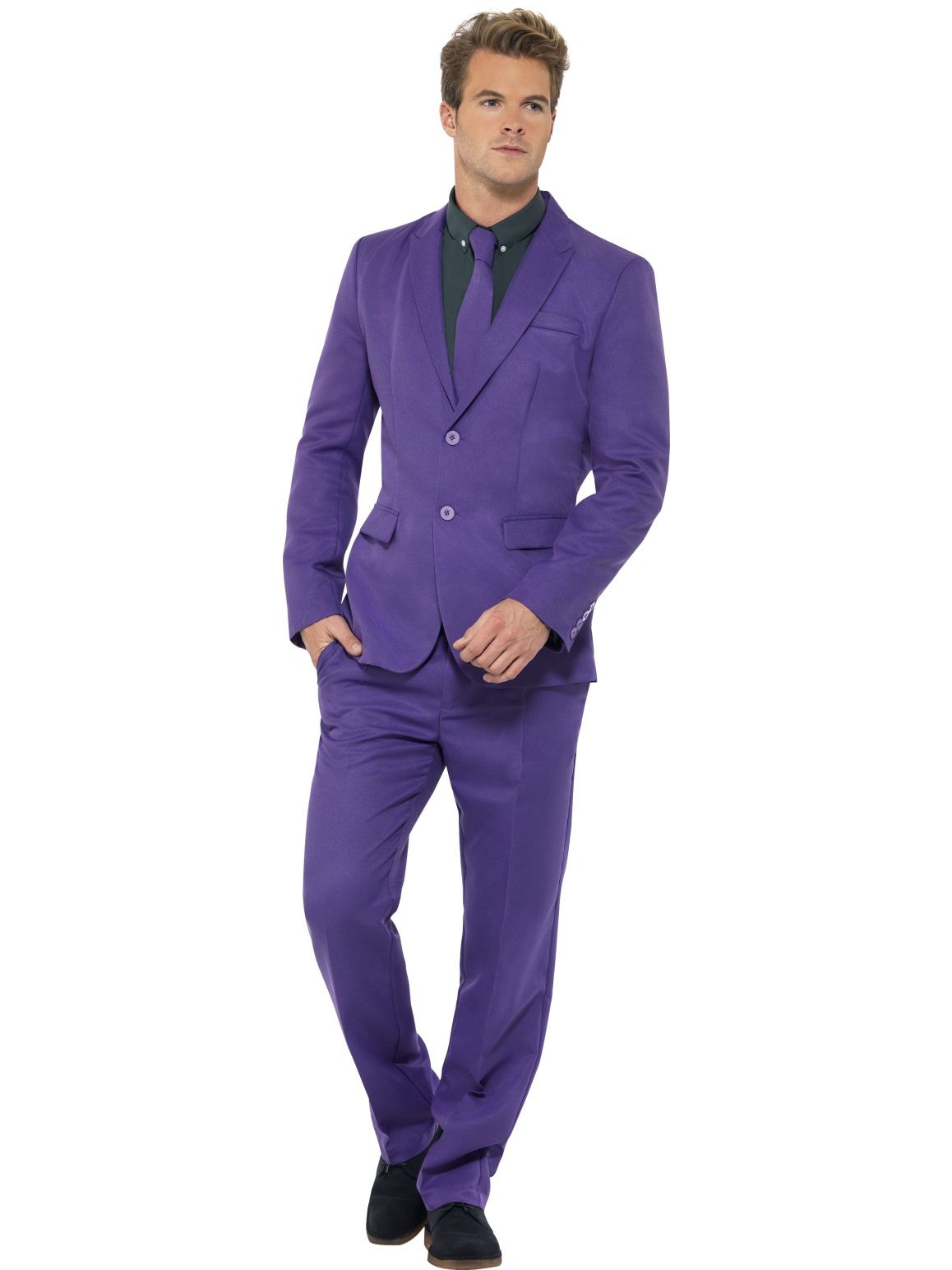 Men's OppoSuits Slim-Fit The Joker Suit & Tie Set