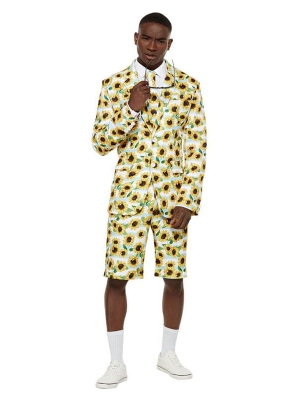 Ray of Sunshine Sunflower Stand Out Suit Summer Costume Shorts Garden Flower - image 70022_1-1-600x800 on https://www.abracadabrafancydress.com.au