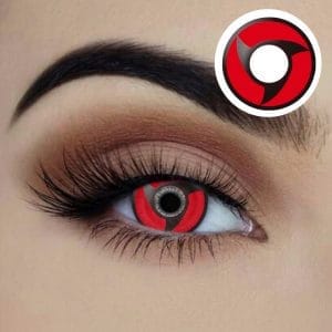 Starry Eyed Yearly Lenses - Shockwave Red and Black 1 Year Contact Lenses - image EYSE052-300x300 on https://www.abracadabrafancydress.com.au