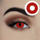 Starry Eyed Yearly Lenses - Shockwave Red and Black 1 Year Contact Lenses - image EYSE46-80x80 on https://www.abracadabrafancydress.com.au