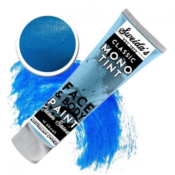 Face Paint Ocean Blue 15ml Tube - image MU115OB-600x600 on https://www.abracadabrafancydress.com.au