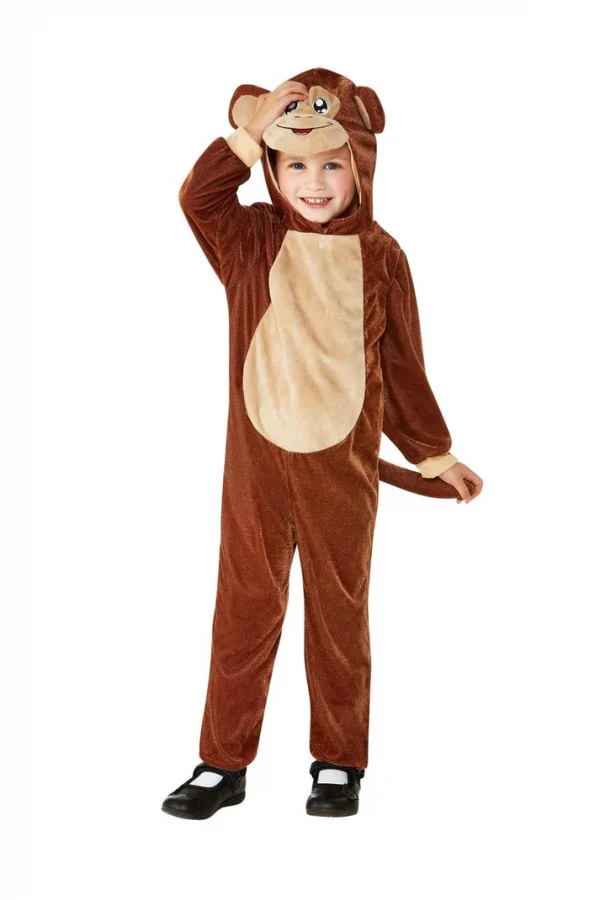 Monkey Costume Toddler Jumpsuit Animal Child Book Week Kids Ape - image  on https://www.abracadabrafancydress.com.au