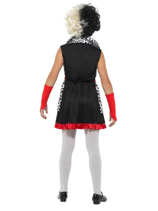 Cruella De Ville Vil Costume 101 Dalmatian Evil Madame Book Week Child - image  on https://www.abracadabrafancydress.com.au