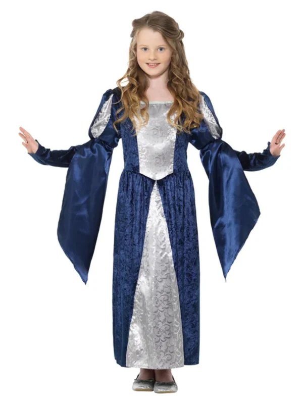 Juliet Renaissance Medieval Girls Maid Marian Child Book Week Costume Thrones - image  on https://www.abracadabrafancydress.com.au