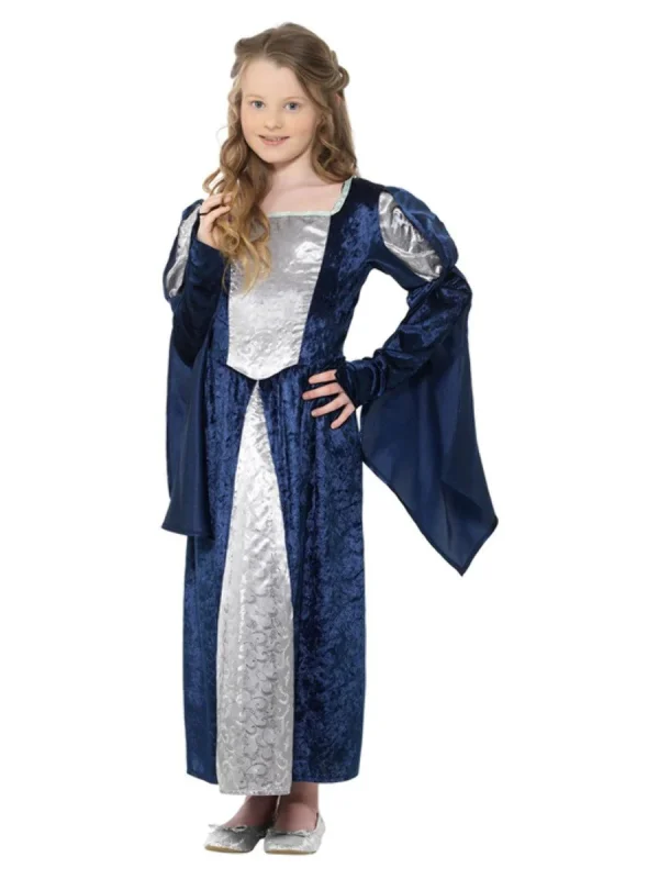 Juliet Renaissance Medieval Girls Maid Marian Child Book Week Costume Thrones - image  on https://www.abracadabrafancydress.com.au