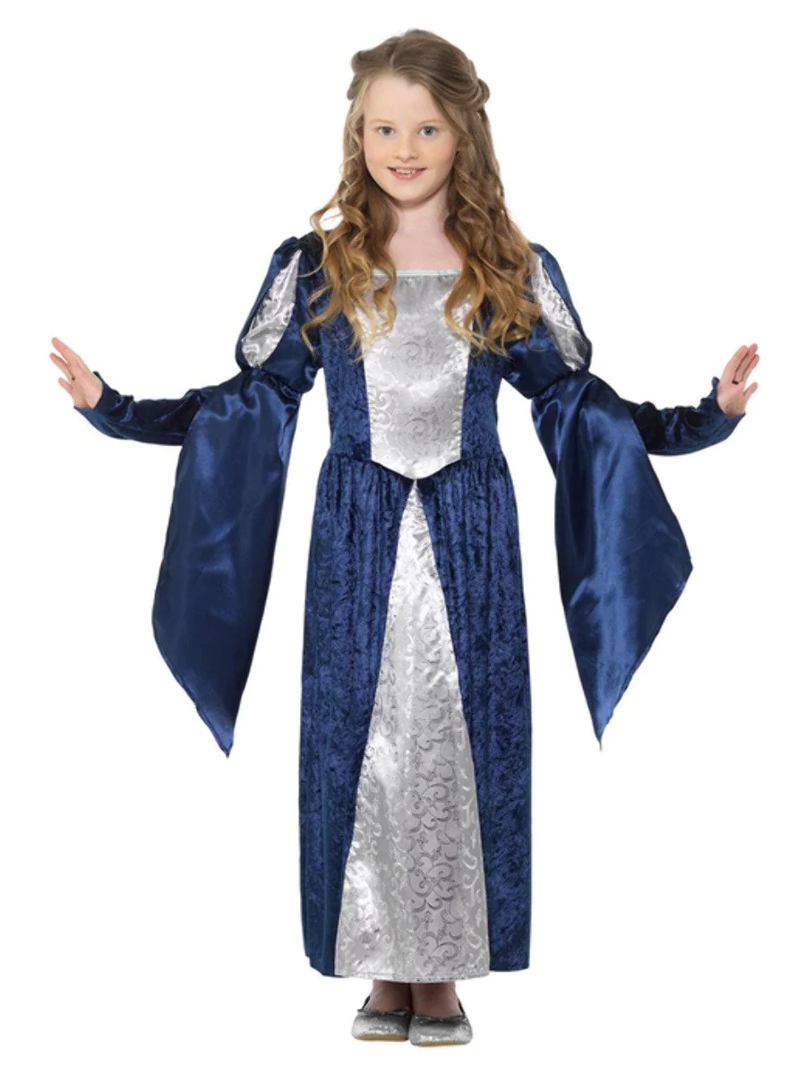 Juliet Renaissance Medieval Girls Maid Marian Child Book Week Costume Thrones Abracadabra Fancy Dress