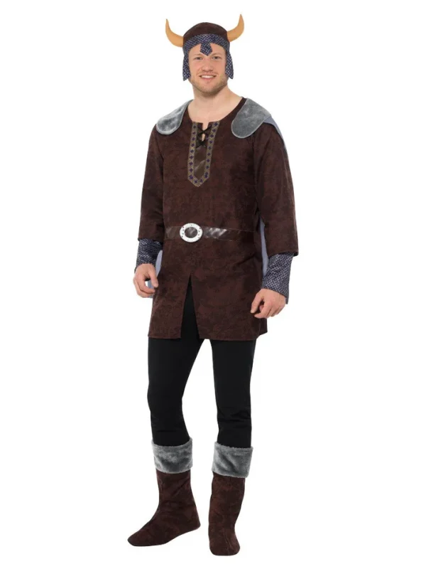 Viking Barbarian Costume Nordic Medieval Warrior Renaissance - image  on https://www.abracadabrafancydress.com.au