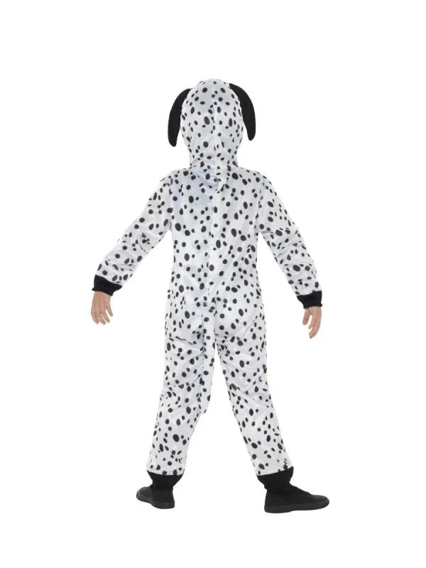 Dalmatian Dog Costume Jumpsuit Animal Child Book Week Girls Boys 101 Cruella - image  on https://www.abracadabrafancydress.com.au