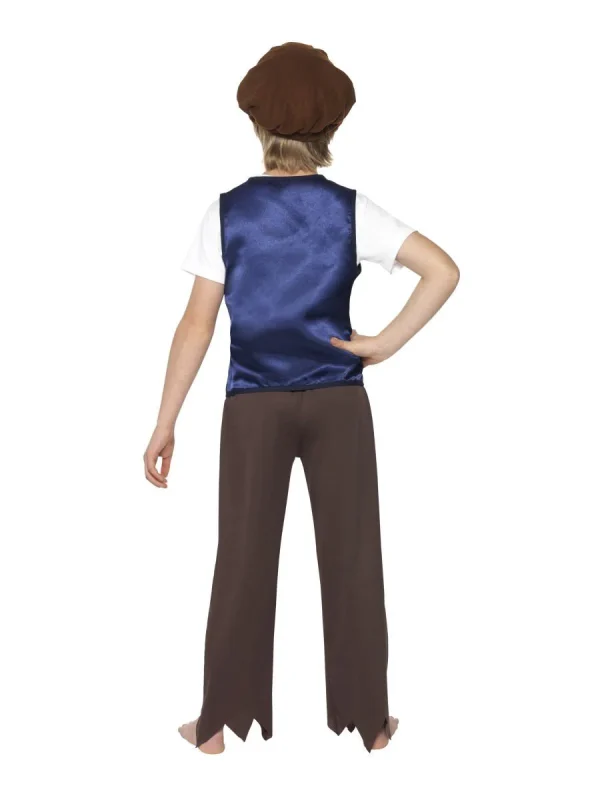 Victorian Poor Peasant Boy Costume Pioneer Colonial Historical 100 Days Old - image  on https://www.abracadabrafancydress.com.au
