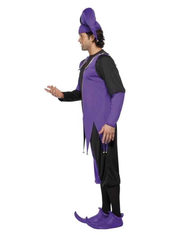 Medieval Court Jester Costume Circus Clown Halloween Horror Scary - image  on https://www.abracadabrafancydress.com.au