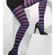 Black and Orange Striped Opaque Tights - image  on https://www.abracadabrafancydress.com.au