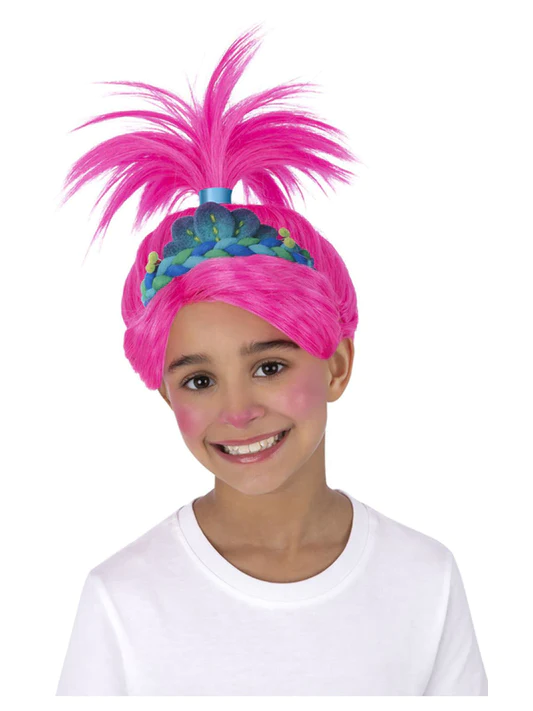 Trolls Poppy Wig Troll Band Together Child Girls Cartoon Cosplay ...