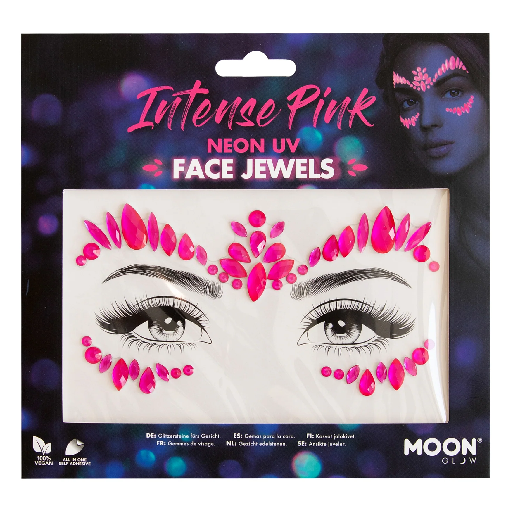 Pink festival face gems sale