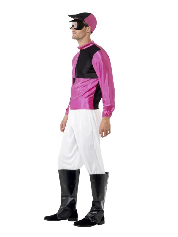 Jockey Horse Costume Racing Rider Sports Melbourne Cup Uniform - image  on https://www.abracadabrafancydress.com.au