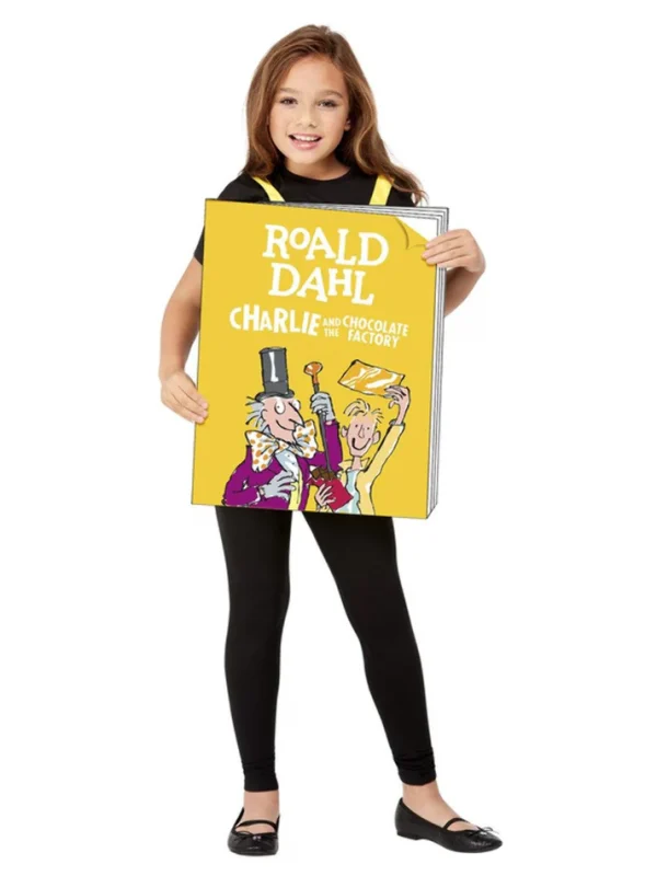 Roald Dahl Charlie and The Chocolate Factory Book Week Costume Tabard Licensed - image  on https://www.abracadabrafancydress.com.au