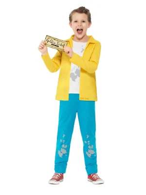 Roald Dahl Augustus Gloop Costume Book Week Charlie Chocolate Factory Willy Wonka - image  on https://www.abracadabrafancydress.com.au