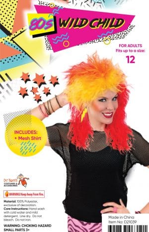 80's Black Fishnet Top Mesh Costume Cindi Lauper Madonna 80s Party Rocker - image d21039_1-300x467 on https://www.abracadabrafancydress.com.au