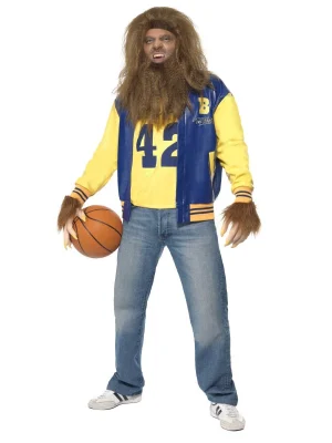 Teen Wolf Costume Licensed 1980's Movie Werewolf Halloween Michael J Fox 80's - image  on https://www.abracadabrafancydress.com.au