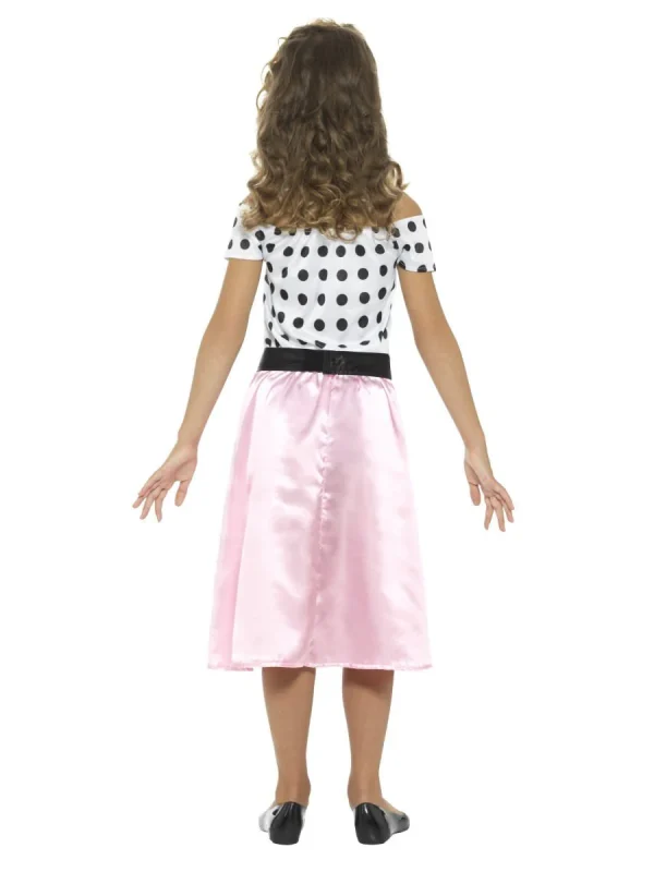 Girls 50s Poodle Girl Costume Kids Rock n Roll Retro 1950s - image  on https://www.abracadabrafancydress.com.au