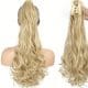 Long Wavy Ponytail Brown Extensions 56cm Claw Clip In Synthetic Hair Piece Wig - image IMG_9707-1-80x80 on https://www.abracadabrafancydress.com.au