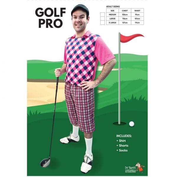 Pro Golf Golfing Pink Costume Golfer Pub Stag Buck’s Night Fancy Dress Sports - image d21223pl_1-600x600 on https://www.abracadabrafancydress.com.au
