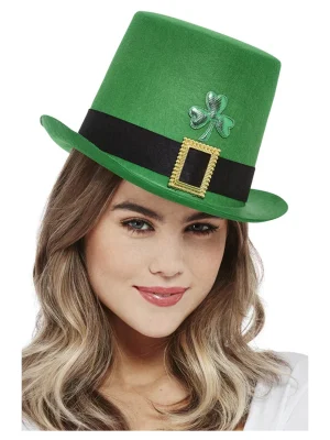 Top Hat Black with Diamante Band - image  on https://www.abracadabrafancydress.com.au
