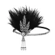1920s Silver Great Gatsby Retro Earrings Faux Pearls Pendants Pierced Costume Jewellery - image  on https://www.abracadabrafancydress.com.au