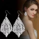 Glomesh Dangle Earrings Gold Disco Retro Rave 70s 1970’s Costume Jewellery - image  on https://www.abracadabrafancydress.com.au