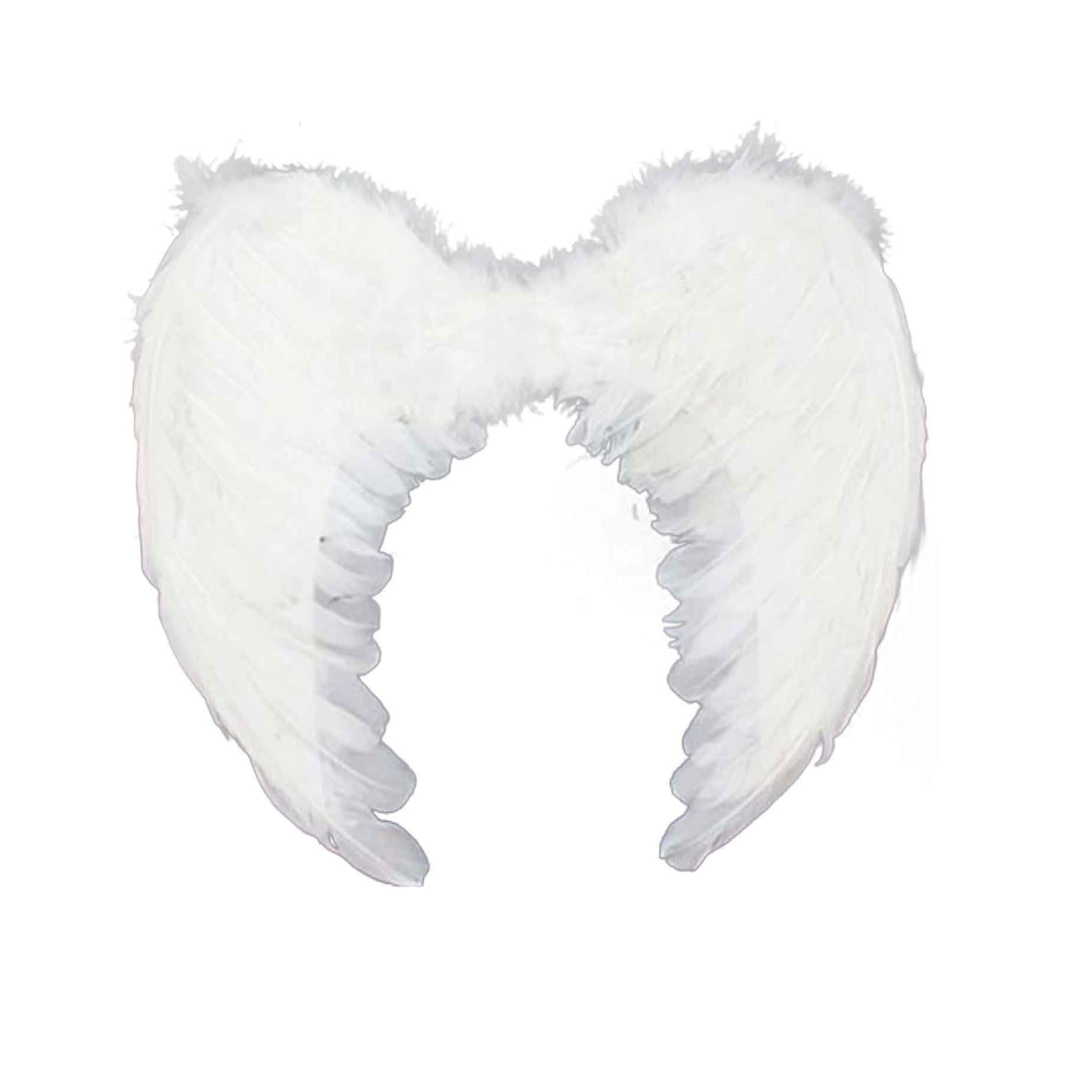 Wings Angel Black Feathered Medium 55cm x 38cm - image ny2031_1 on https://www.abracadabrafancydress.com.au