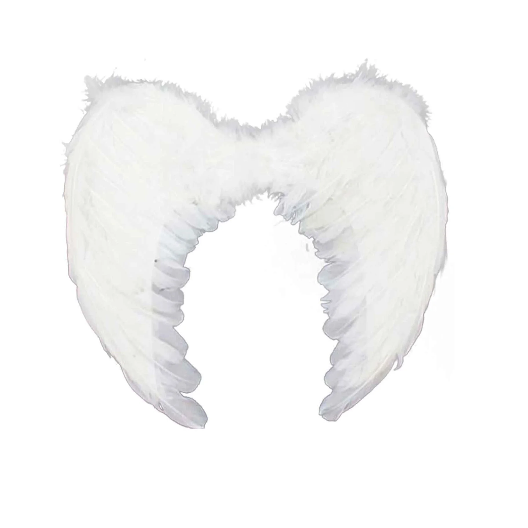 Wings Angel White Feathered Medium 55cm x 38cm - image ny2031_1 on https://www.abracadabrafancydress.com.au