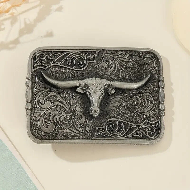 Western Cowboy Leather Belt With Buckle Long Horn Texas Bull Metal Alloy Buckles - image s-l1600-2024-07-04T123320.642 on https://www.abracadabrafancydress.com.au