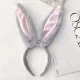 White Pink Rabbit Long Plush Bunny Ears Animal Bugs Hare Animal Costume Dress Up - image  on https://www.abracadabrafancydress.com.au