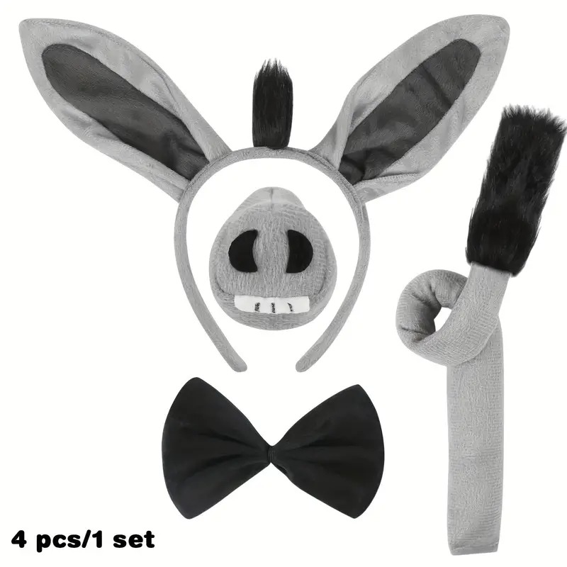 Donkey Mask Shrek Latex Fairy Tale - image  on https://www.abracadabrafancydress.com.au